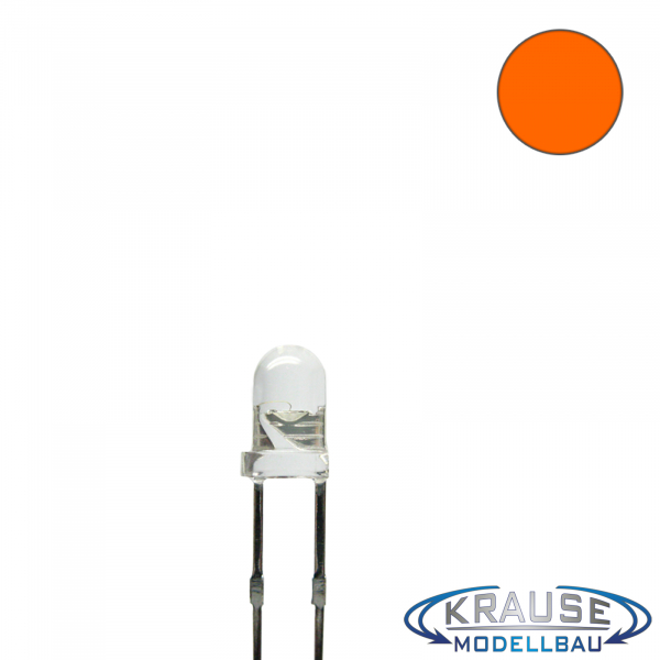 Standard LED 3mm orange klar