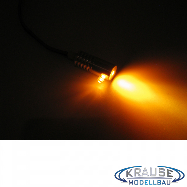 LED Adapter für Lichtwellenleiter Leuchtfarbe gelb