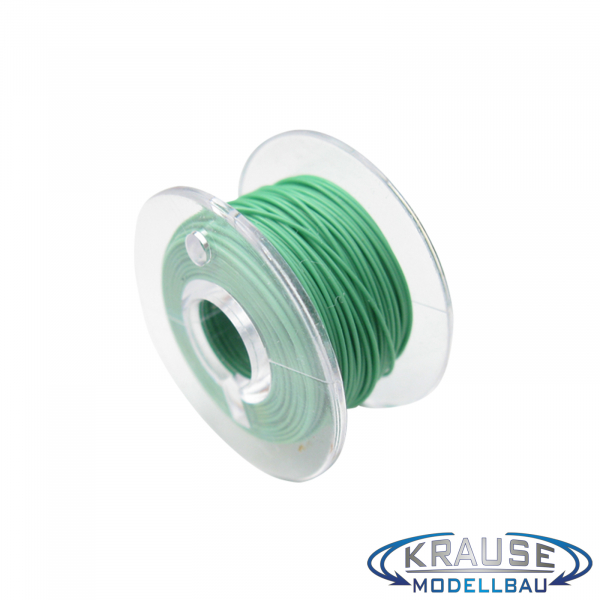 Mikrokabel Litze flexibel FEP 0,014mm² grün 10 Meter Spule