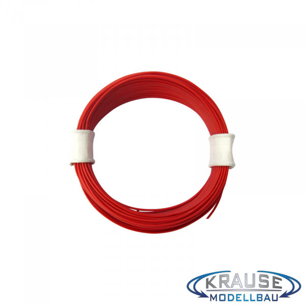 Schaltlitze Miniaturkabel LIFY 0,04 mm² hochflexibel rot 10 Meter Ring