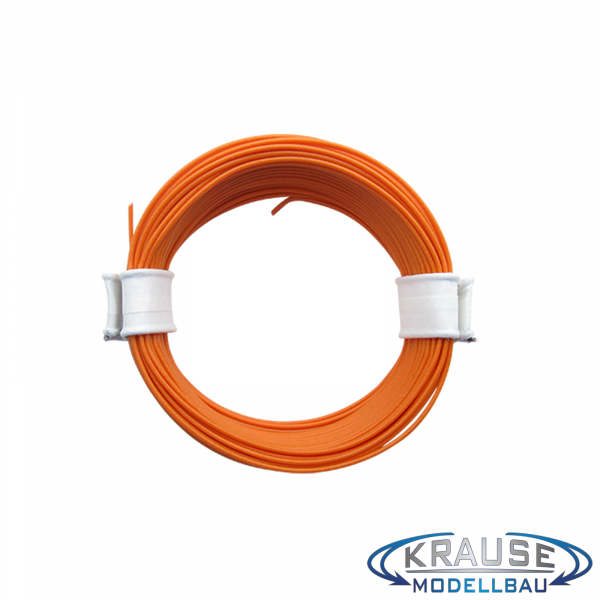 Schaltlitze Miniaturkabel LIFY 0,05 mm² hochflexibel orange 10 Meter Ring