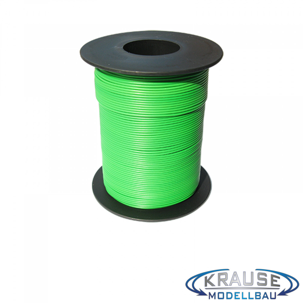 Schaltlitze Miniaturkabel Litze flexibel LIY 0,14 mm² grün 100 Meter Spule