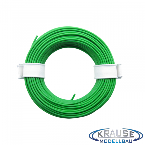 Schaltlitze Miniaturkabel Litze flexibel LIY 0,14 mm² grün 10 Meter Ring