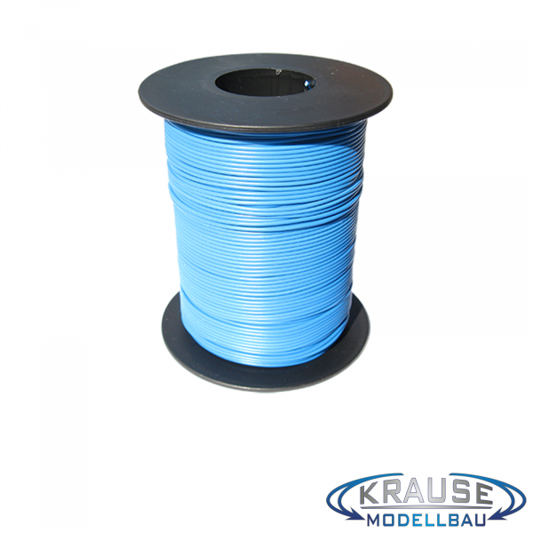 Schaltlitze Miniaturkabel Litze flexibel LIY 0,14 mm² blau 100 Meter Spule