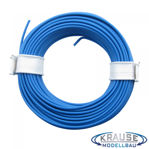 Schaltlitze Miniaturkabel Litze flexibel LIY 0,25 mm² blau 10 Meter Ring