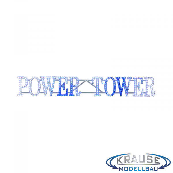Power Tower Schriftzugplatine adressierbare LEDs passend für Faller 140325
