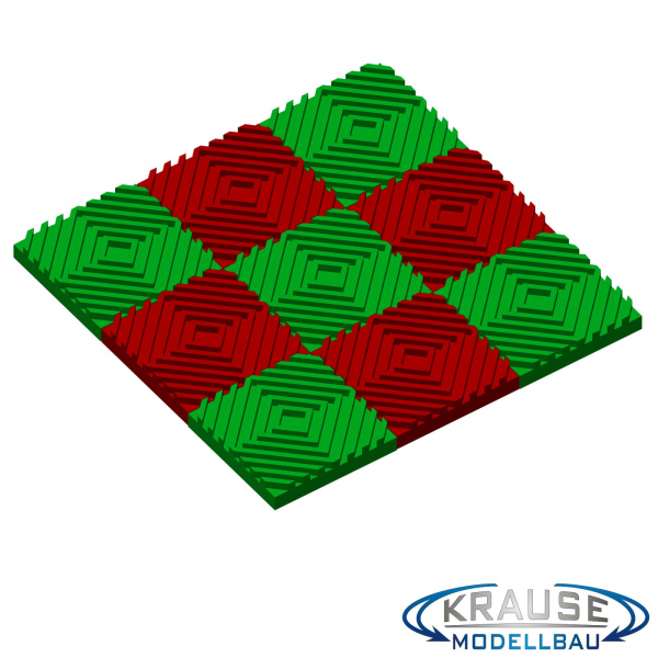 "Klickfliesen" in 9 Farben - die ideale Ergänzung für Fahr- und Reihengeschäfte je 25 Stück