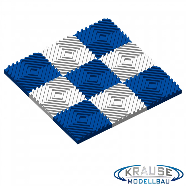 "Klickfliesen" in 9 Farben - die ideale Ergänzung für Fahr- und Reihengeschäfte je 25 Stück