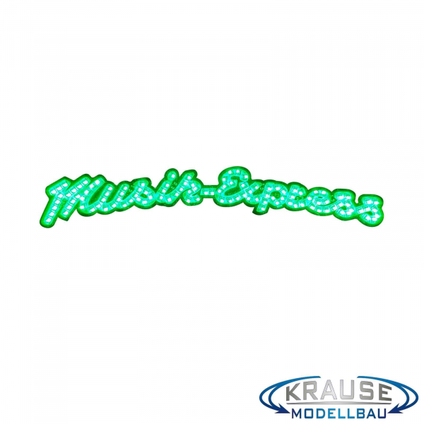 Musik Express Schriftzugplatine adressierbare LEDs passend für Faller 140437