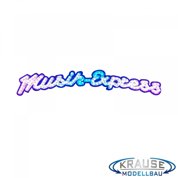 Musik Express Schriftzugplatine adressierbare LEDs passend für Faller 140437