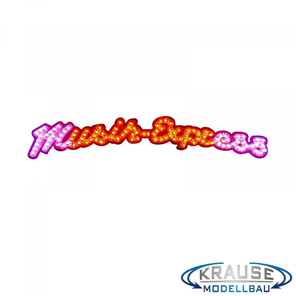 Musik Express Schriftzugplatine adressierbare LEDs passend für Faller 140437