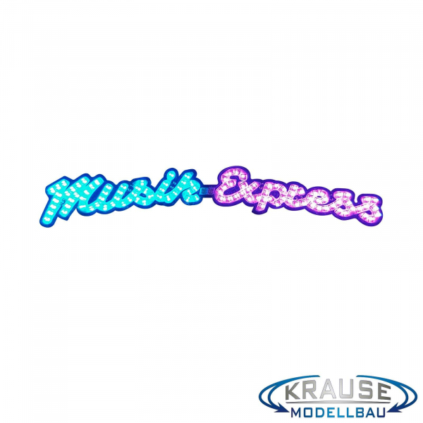 Musik Express Schriftzugplatine adressierbare LEDs passend für Faller 140437