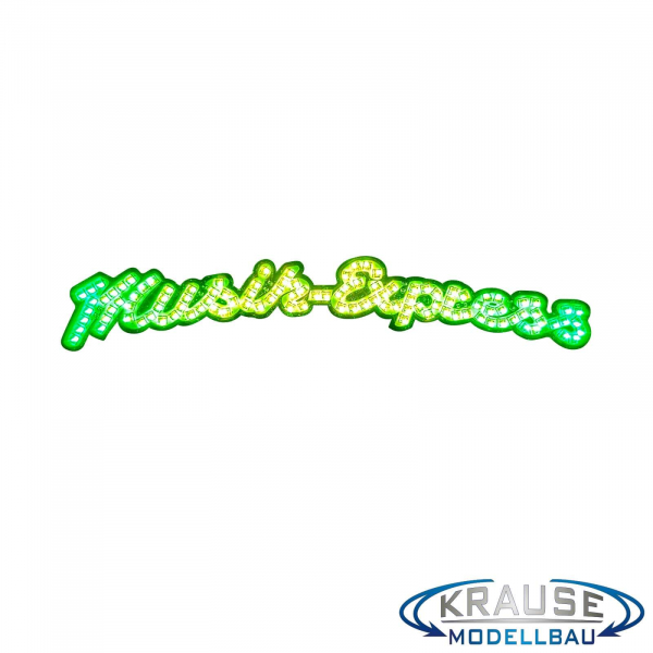 Musik Express Schriftzugplatine adressierbare LEDs passend für Faller 140437