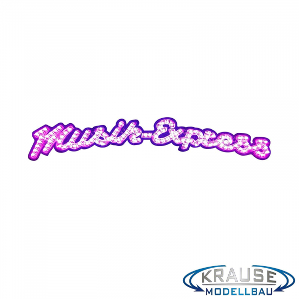 Musik Express Schriftzugplatine adressierbare LEDs passend für Faller 140437