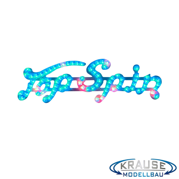 Top Spin Schriftzugplatine (rot) adressierbare LEDs passend für Faller 140431