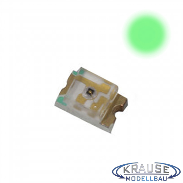 SMD-LED Typ 0805 grün, klares Gehäuse Serie 2